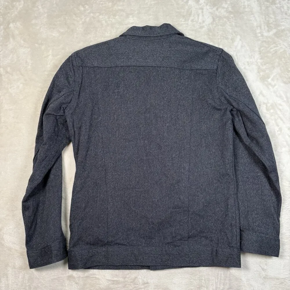 3Sixteen Ranch Jacket Mens Size Small Denim Selvedge Salt Pepper Barn - Picture 6 of 13